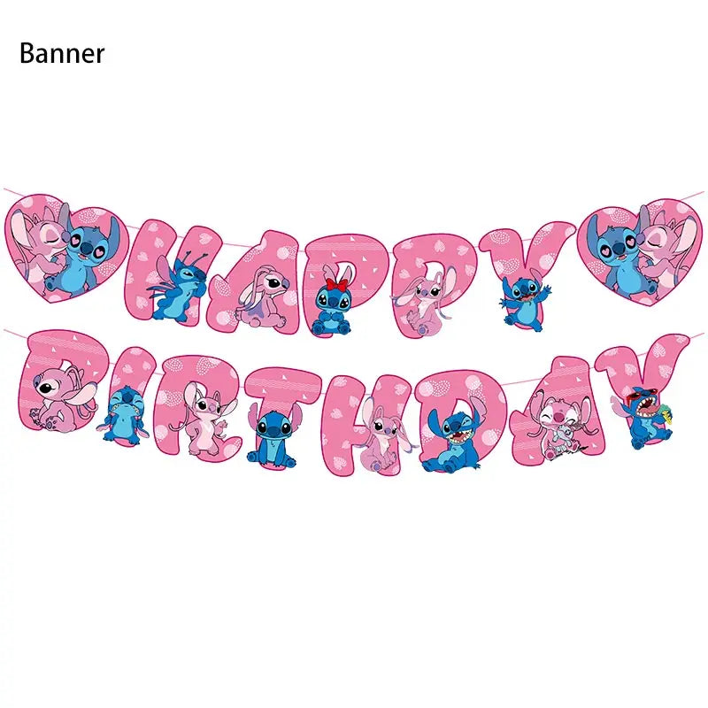 Birthday Party Lilo and Stitch Decoration Kids
