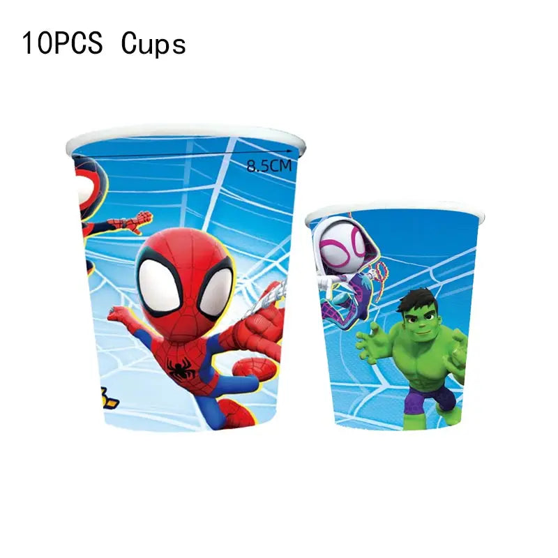 Birthday Party Decoration Spiderman Theme Balloon