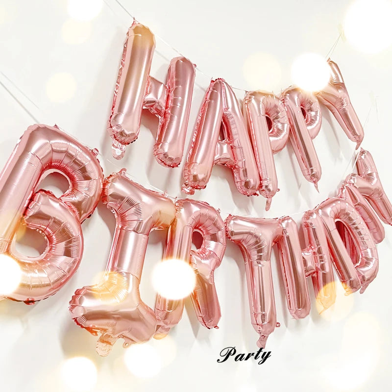 Foil Balloons Happy Birthday