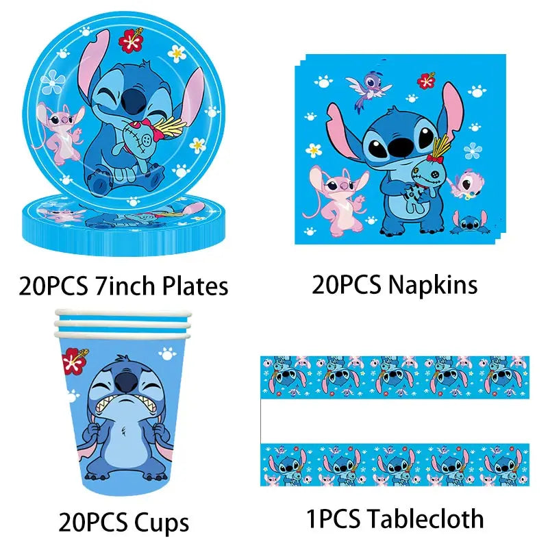 Birthday Party Lilo and Stitch Decoration Kids