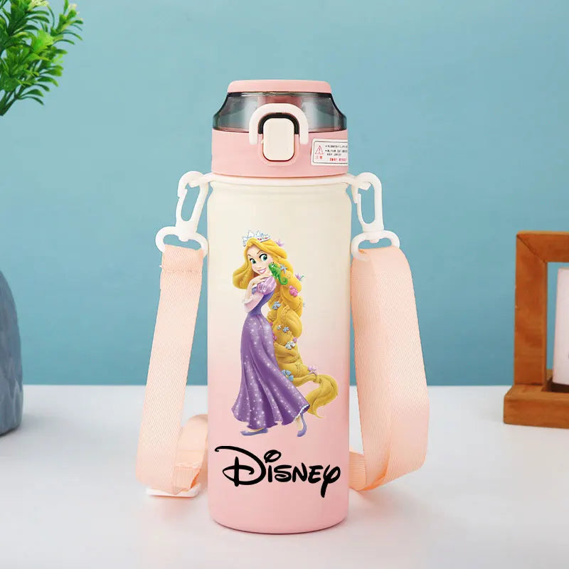 Disney Princess Thermos Bottle – Elsa, Straw & Strap