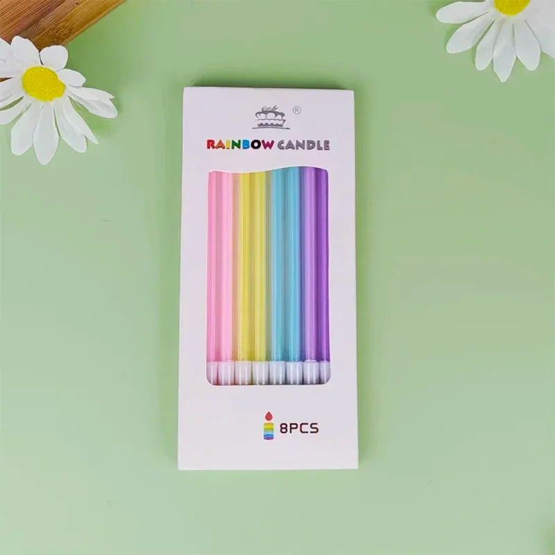 Curved Rotating Birthday Candle