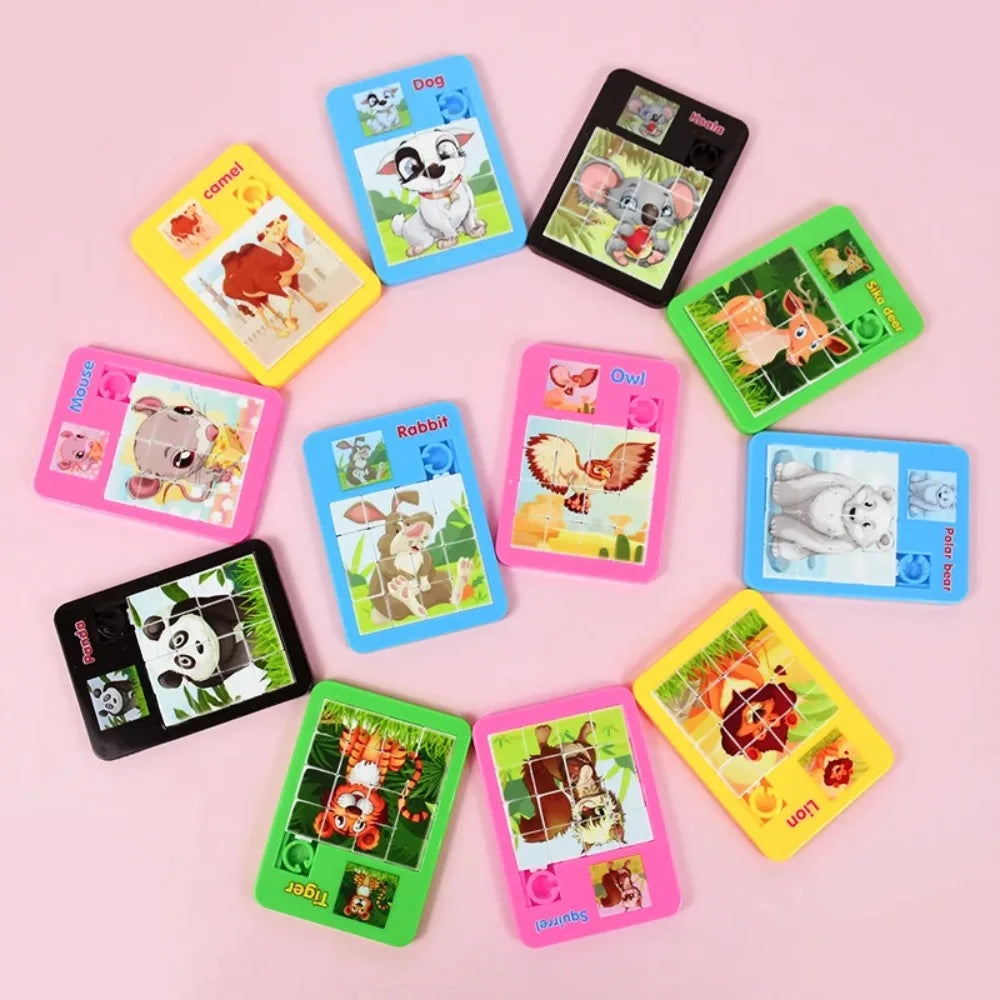 Cartoon Animal Puzzle for Kids – Educational Toy and Party Favor
