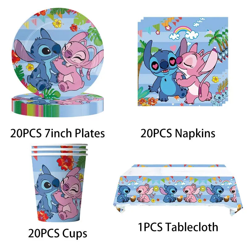Birthday Party Lilo and Stitch Decoration Kids