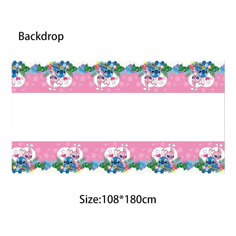 Birthday Party Lilo and Stitch Decoration Kids