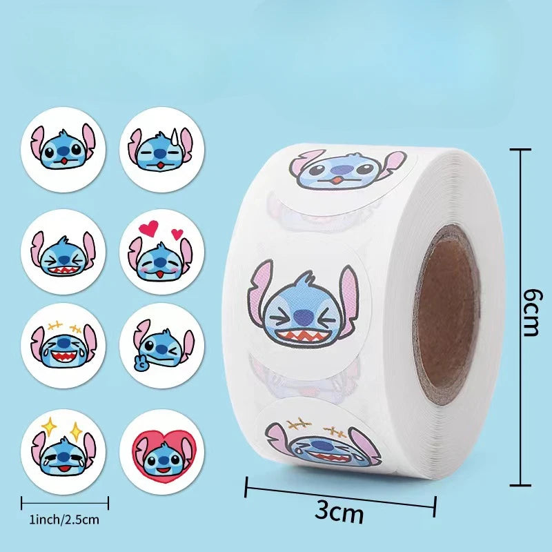 Cartoon kids Party candy Stickers Rolls Stickers Toys