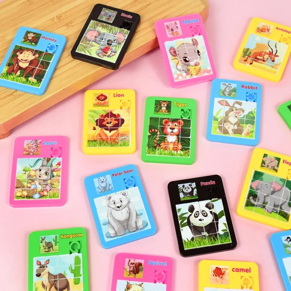 Cartoon Animal Puzzle for Kids – Educational Toy and Party Favor