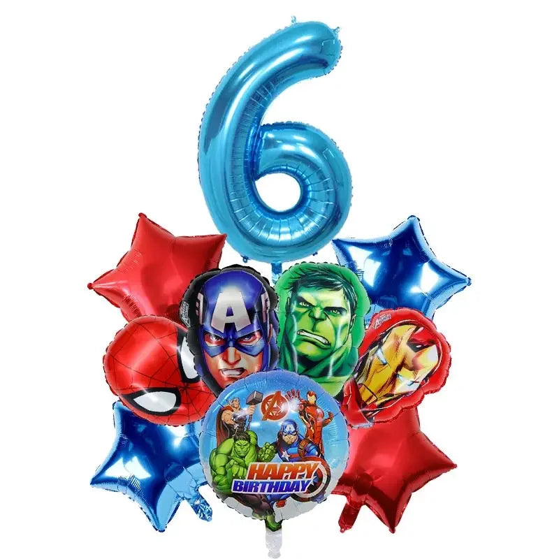 Kids Avengers Marvel Birthday Party Decoration