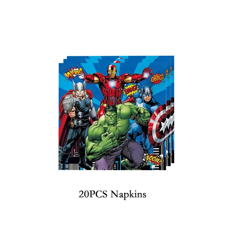 Kids Avengers Marvel Birthday Party Decoration