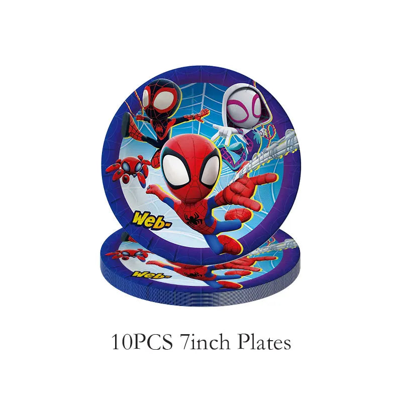 Birthday Party Decoration Spiderman Theme Balloon
