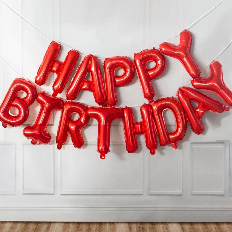 Foil Balloons Happy Birthday