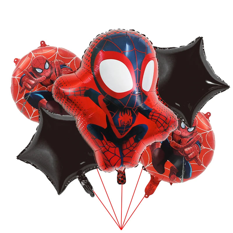 Birthday Party Decoration Spiderman Theme Balloon