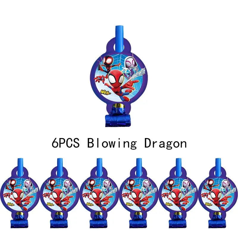 Birthday Party Decoration Spiderman Theme Balloon