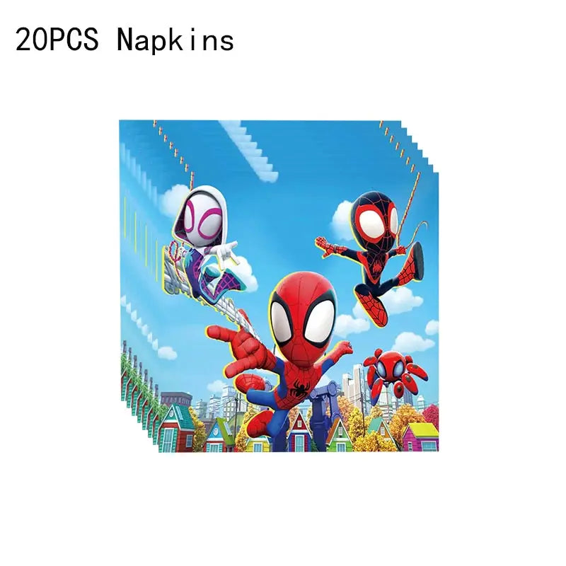 Birthday Party Decoration Spiderman Theme Balloon
