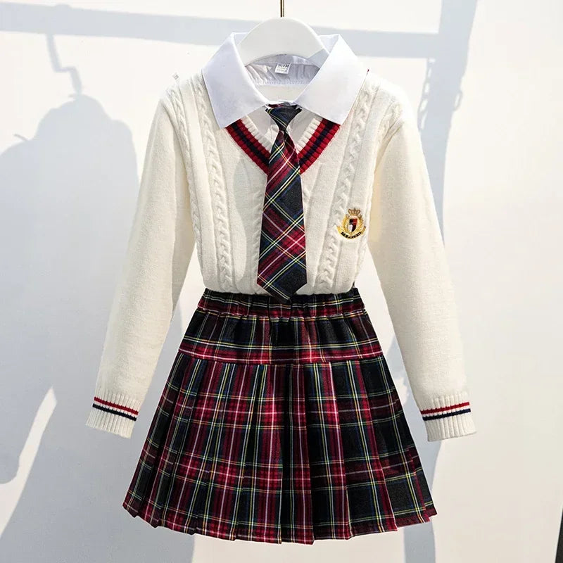 Girls School Uniform Clothes Children
