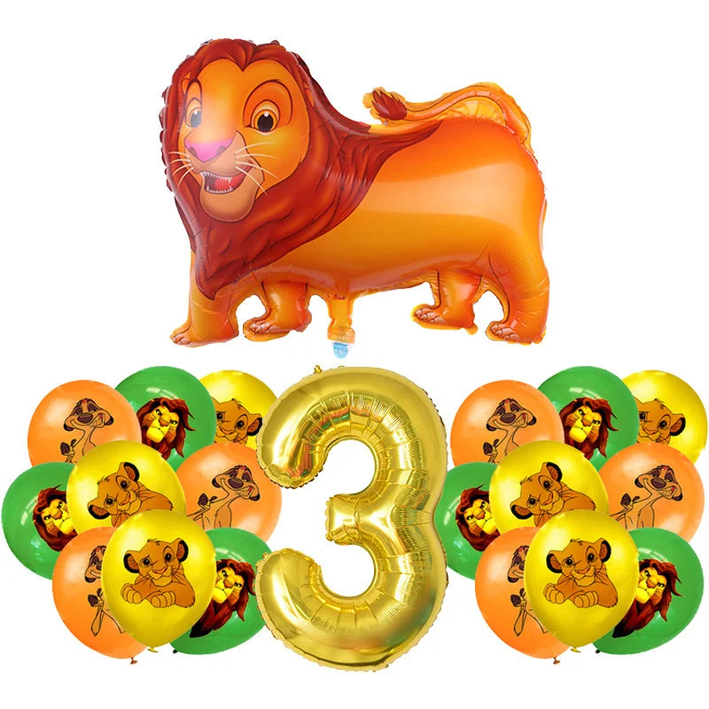 Balloon Baby Lion King Simba Party Decoration