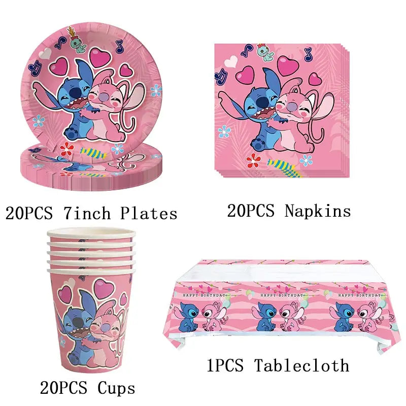 Birthday Party Lilo and Stitch Decoration Kids