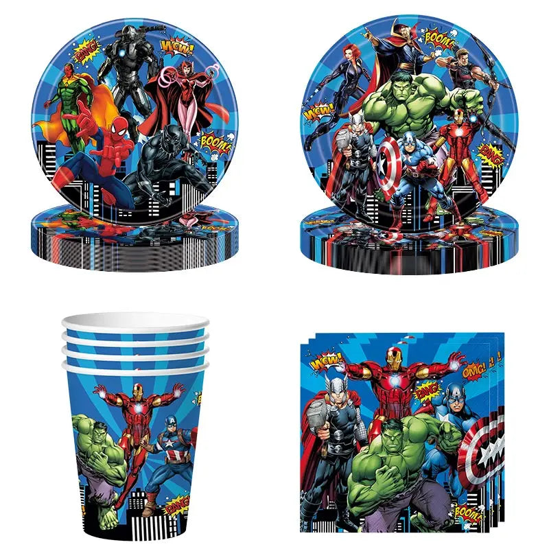 Kids Avengers Marvel Birthday Party Decoration