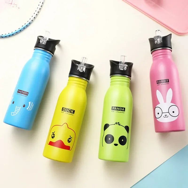 500ml Kids Stainless Steel Sports Water Bottle