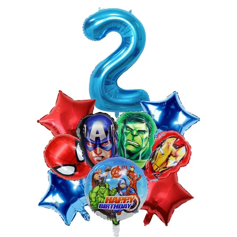 Kids Avengers Marvel Birthday Party Decoration