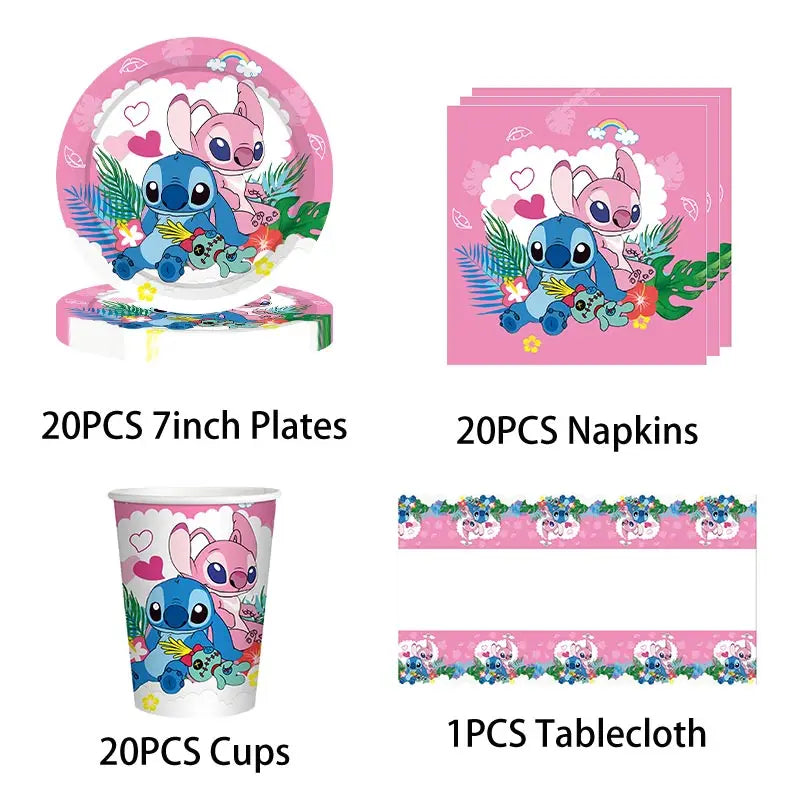 Birthday Party Lilo and Stitch Decoration Kids