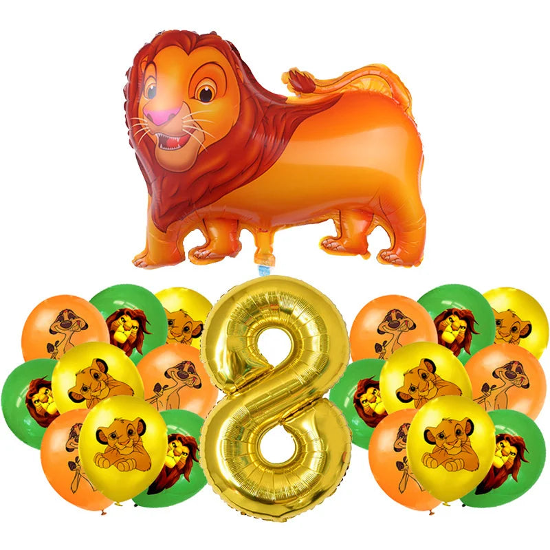 Balloon Baby Lion King Simba Party Decoration