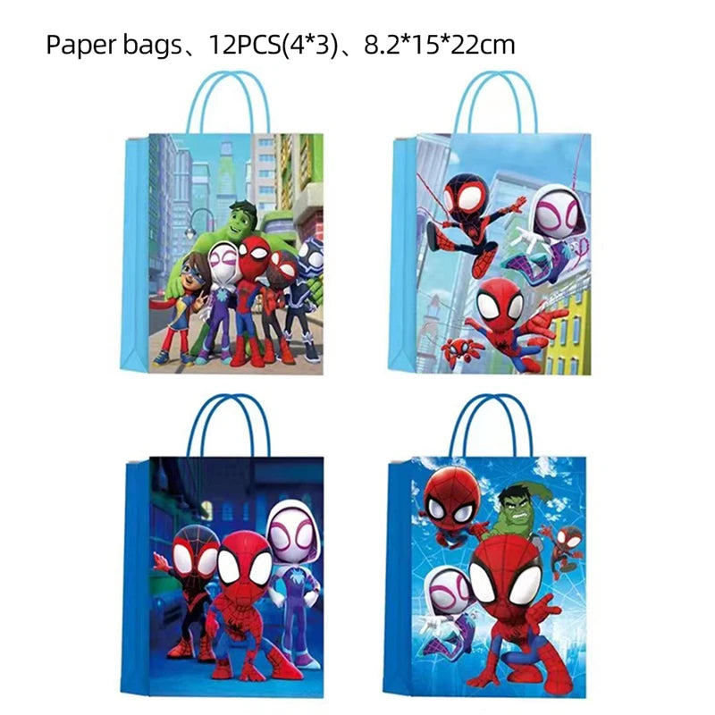 Birthday Party Decoration Spiderman Theme Balloon