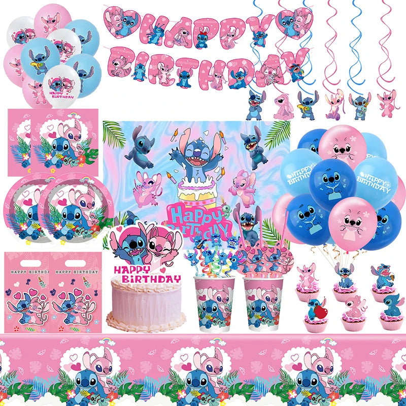 Birthday Party Lilo and Stitch Decoration Kids