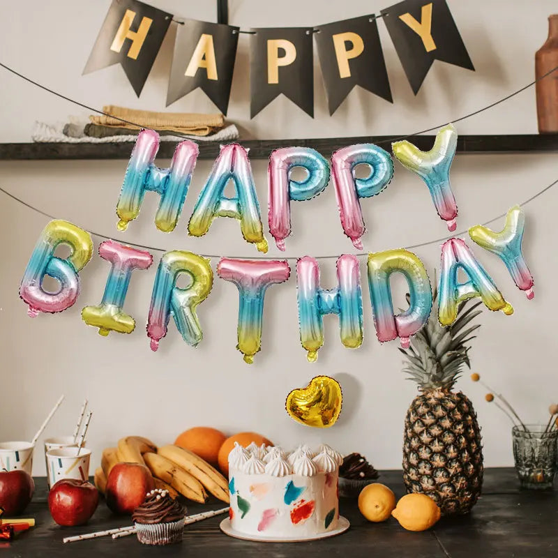 Foil Balloons Happy Birthday