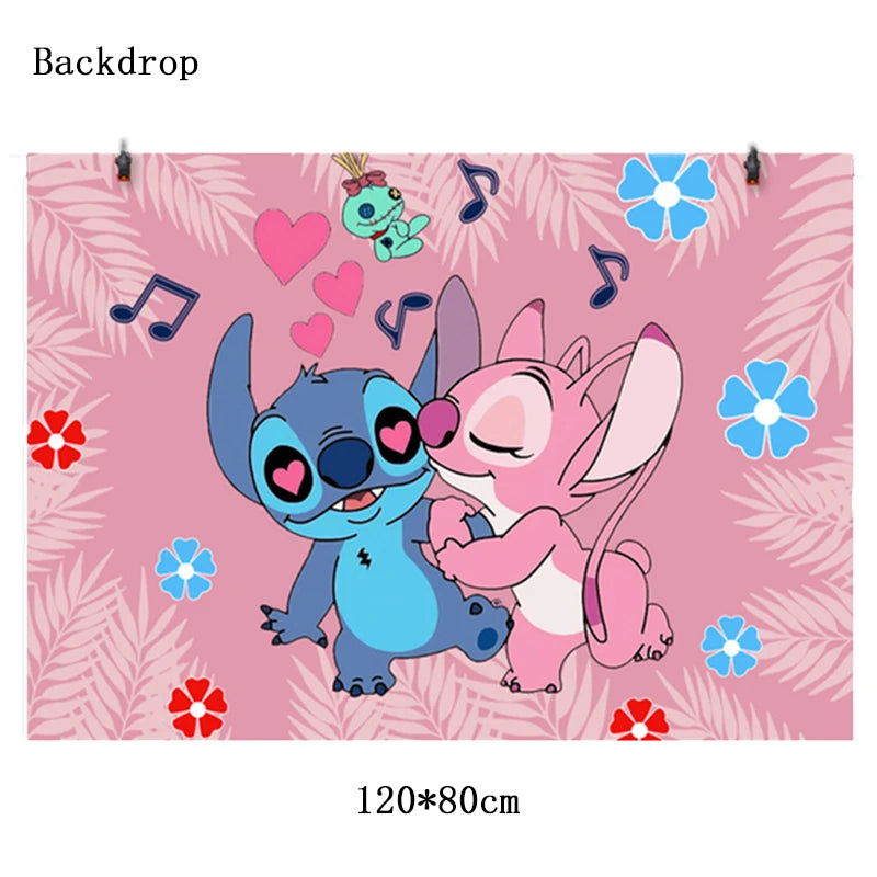 Birthday Party Lilo and Stitch Decoration Kids