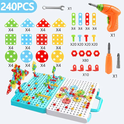 Toolbox Titans: Kids' Construction Puzzle: Creative, Disassembly