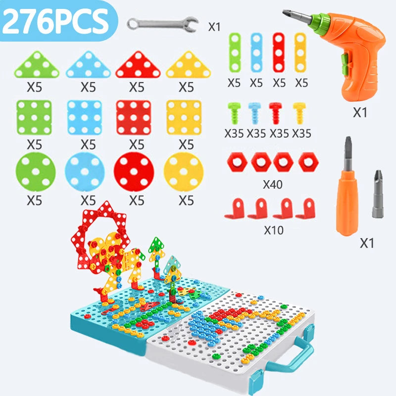 Toolbox Titans: Kids' Construction Puzzle: Creative, Disassembly