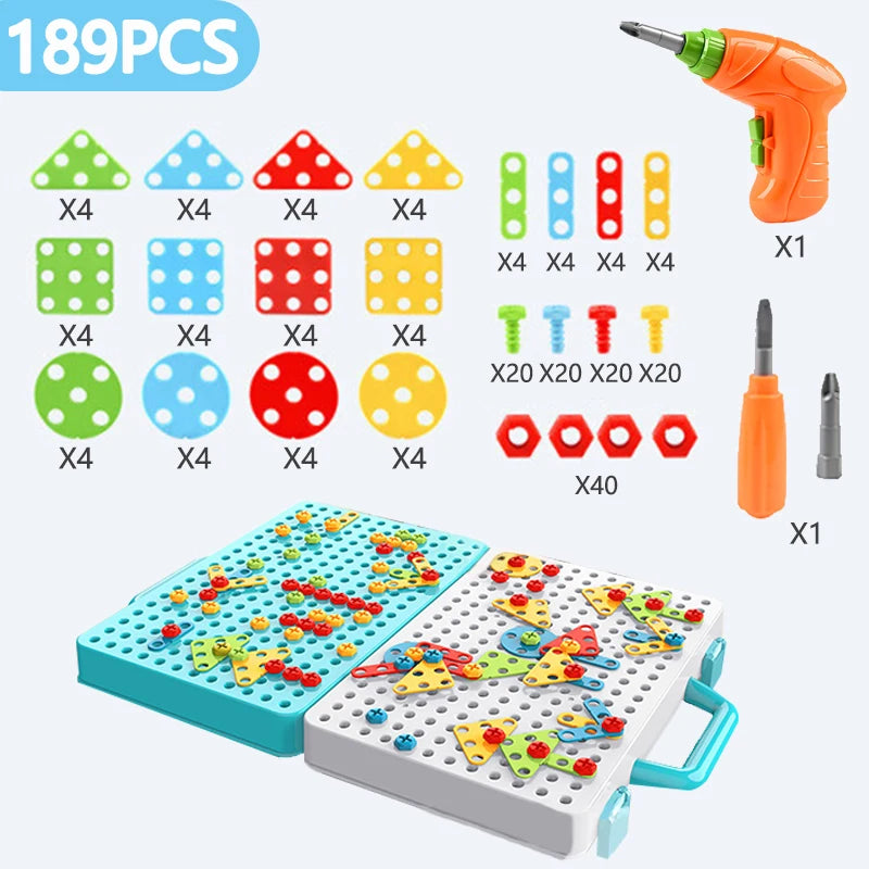 Toolbox Titans: Kids' Construction Puzzle: Creative, Disassembly