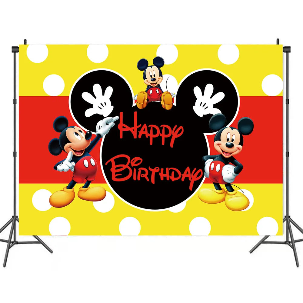 Mickey Mouse Party Decoration Birthday Supplies