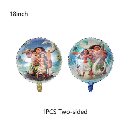 Moana Birthday Party Decoration Cartoon