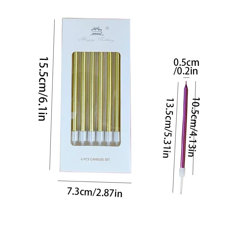 Curved Rotating Birthday Candle