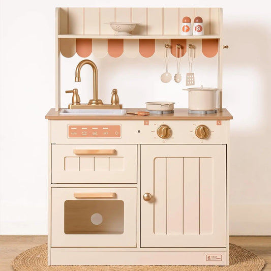 Robotime Robud Wooden Kids Kitchen – Vintage Playset