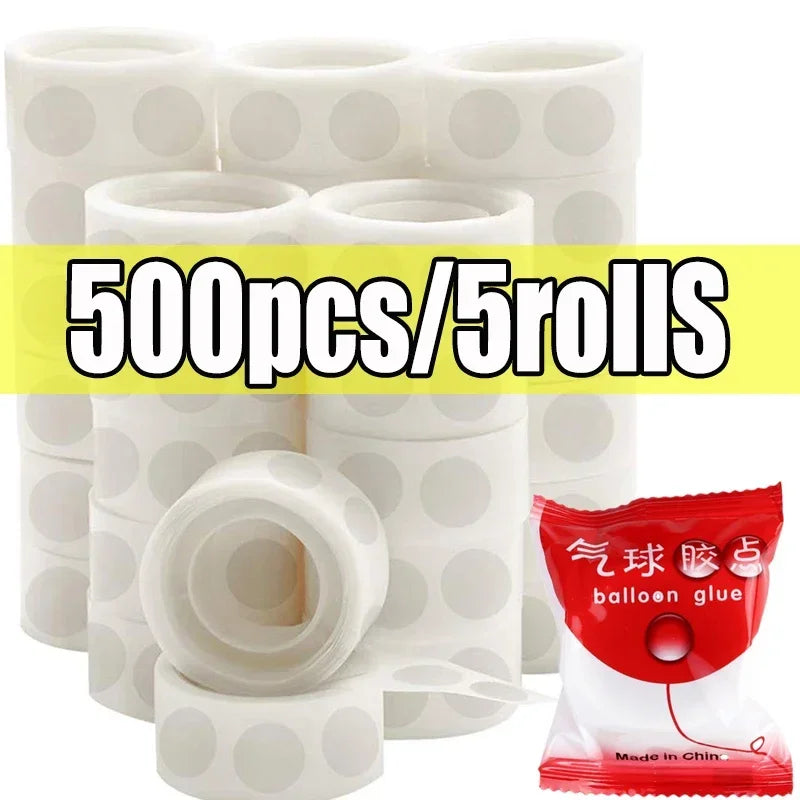 Double Sided Clear Sticky Point Tape Balloon
