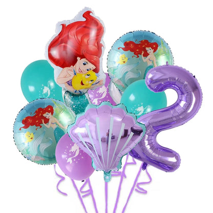 Balloons Princess Ariel Birthday Party