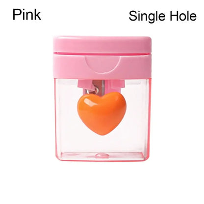 Cartoon Dinosaur Pencil Sharpener – Hand-Cranked & Anti-Jam