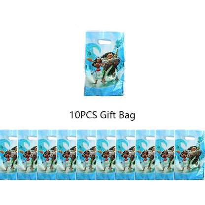 Moana Birthday Party Decoration Cartoon