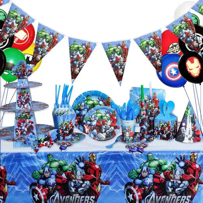Kids Avengers Marvel Birthday Party Decoration
