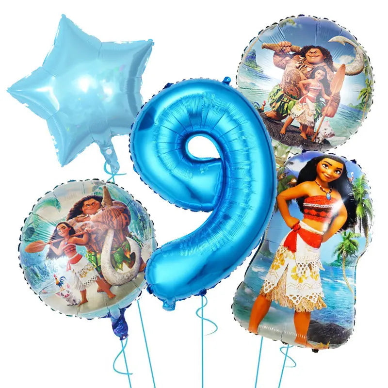 Moana Birthday Party Decoration Cartoon