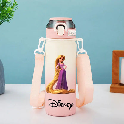 Disney Princess Thermos Bottle – Elsa, Straw & Strap