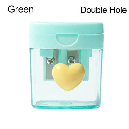 Cartoon Dinosaur Pencil Sharpener – Hand-Cranked & Anti-Jam