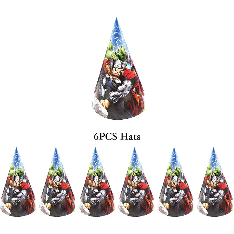 Kids Avengers Marvel Birthday Party Decoration