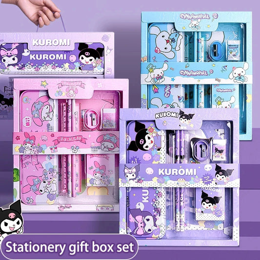 Sanrio Kawaii Stationery Set – 12-Piece Gift Box