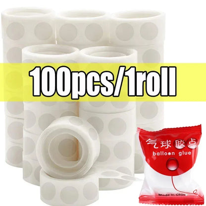 Double Sided Clear Sticky Point Tape Balloon