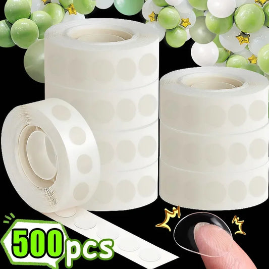 Double Sided Clear Sticky Point Tape Balloon