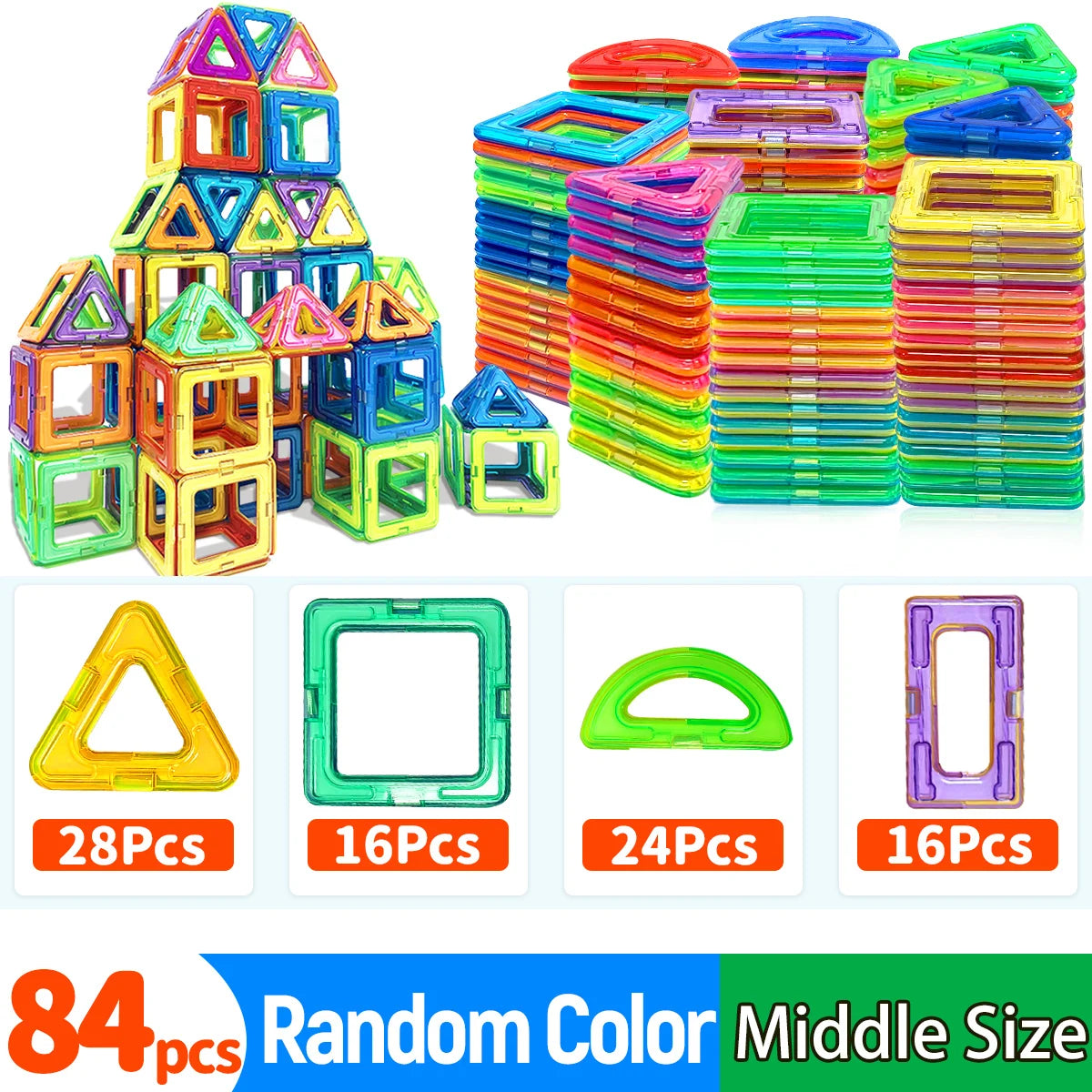 Magnetic Building Blocks Learning Educational Toys
